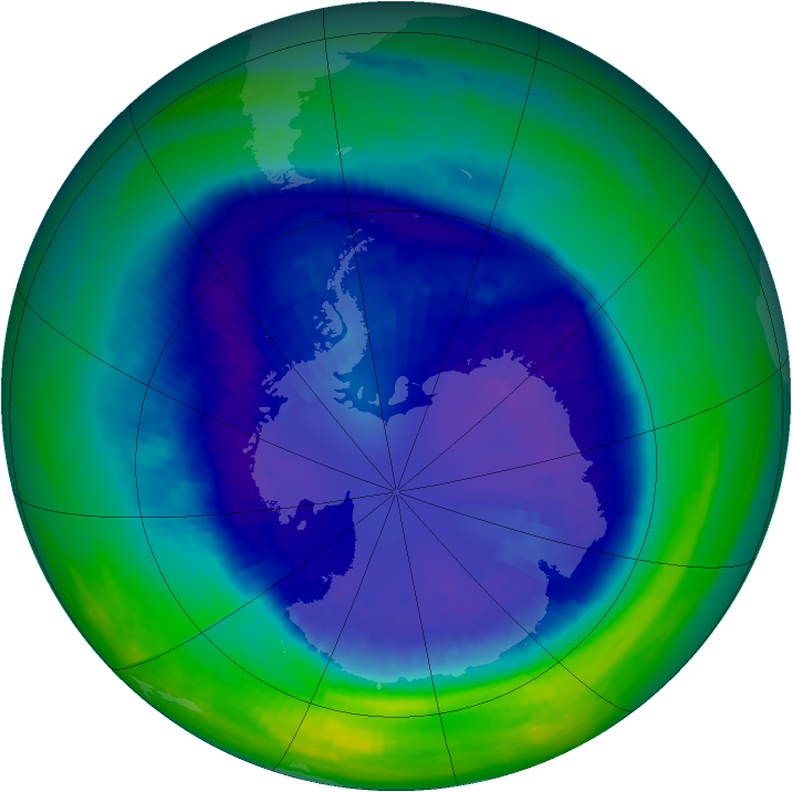 Ozone Map 2003-09-06
